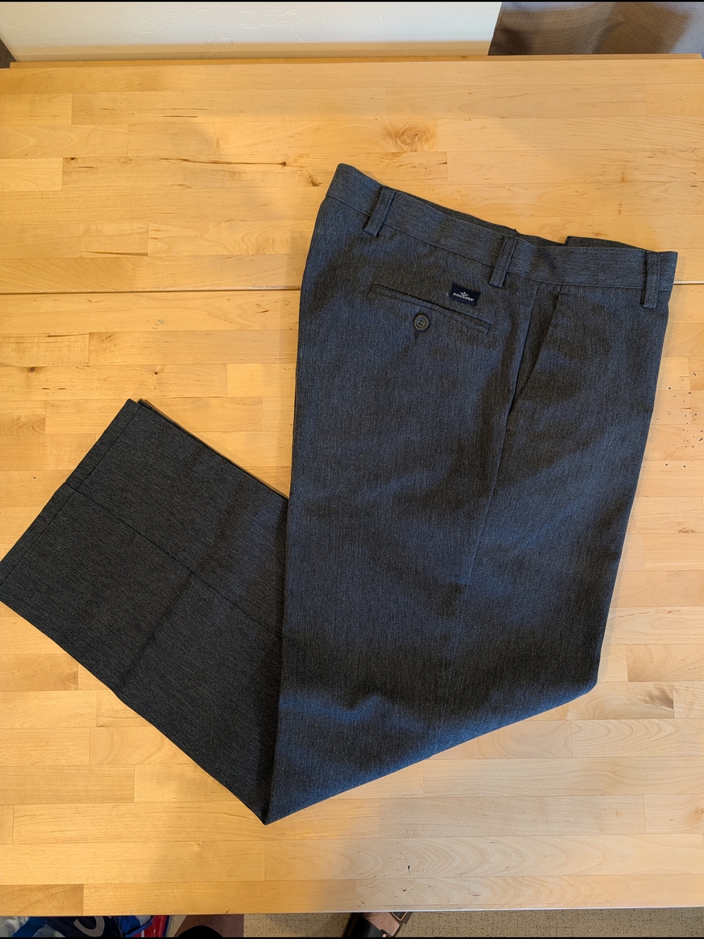 NWOT-Dockers Men's Charcoal Slim Straight Leg Dress Pant